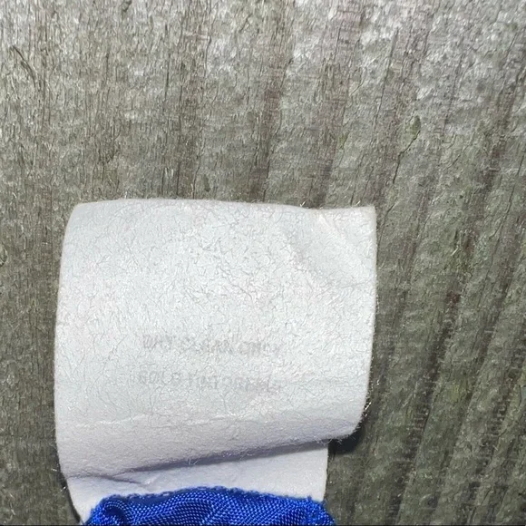 Delia’s blue fit and flare dress with tie - Picture 5 of 6